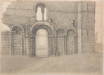 Lindisfarne Priory, West Front by Daniel Oliver